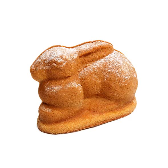 Mandelbiscuit-Osterhase Nature 4 Port.