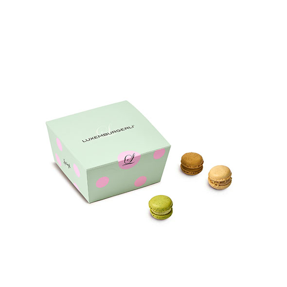 Luxemburgerli without alcohol (box of 16)