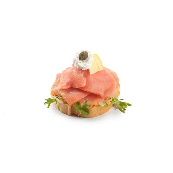 Canapé au saumon