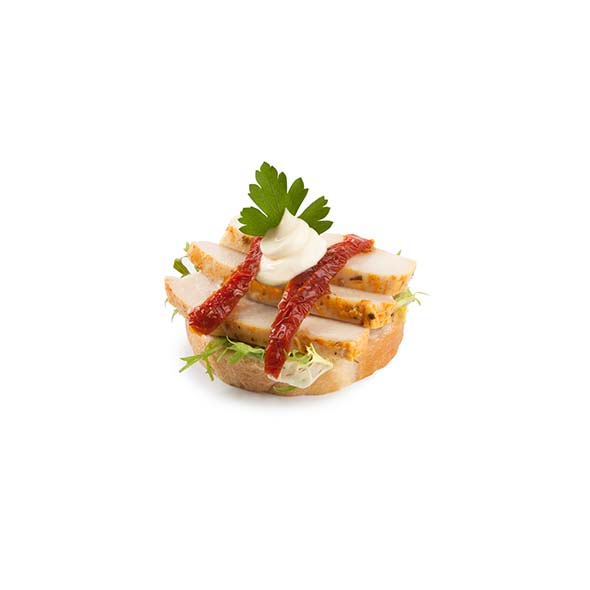 Canapé au poulet