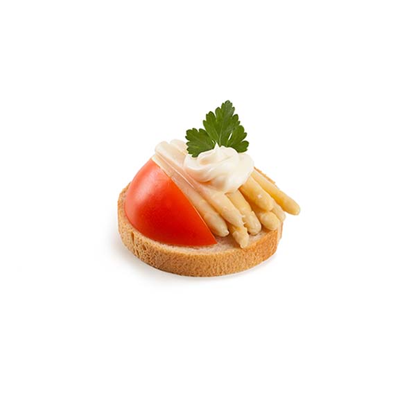 Canapé Spargeln