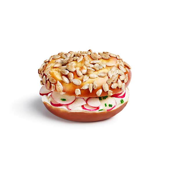 Frischkäse Laugenbretzel