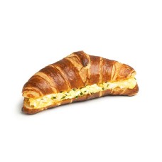 Lye Croissant with Chopped Egg