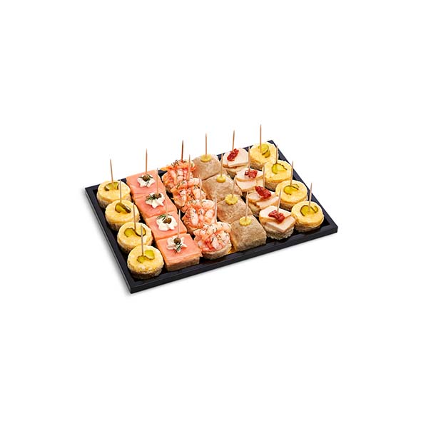 Amuse-bouches, plateau jetable, 24 pces