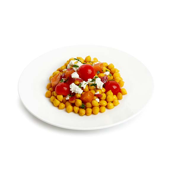 Kichererbsen/Aprikosen/Frischkäse Salat