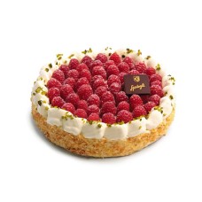 Raspberry soufflé gateau, serves 6