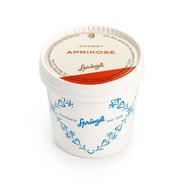 Apricot Ice Cream Tub