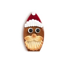 Biber Gingerbread Santa’s Head 95g 