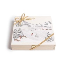 Winter Wonder Wooden Boîte, 25 pcs