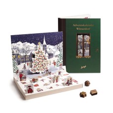 Adventskalender Winterdorf Grün 24 St.