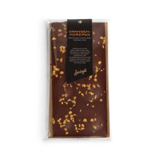 Grand Cru Orange Marzipan Chocolate Slab, 130 g