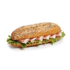 Country smoked ham multigrain roll