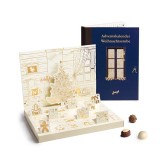 Advent Calendar Christmas Scene, blue, 24 pcs