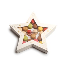 Luxemburgerli Geschenkverpackung Stern (Inhalt 18 St.)