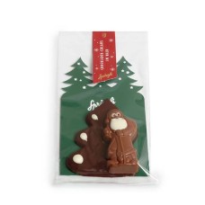 Chocolate Santa Claus with Fir Tree 45g