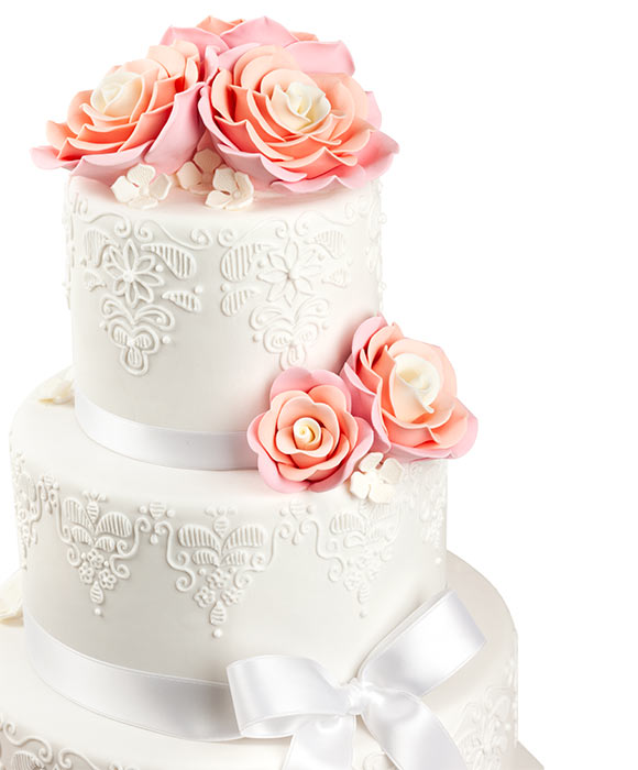 Bijou Oriental wedding cake