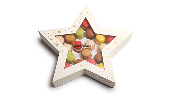 Luxemburgerli Stern-Geschenkverpackung