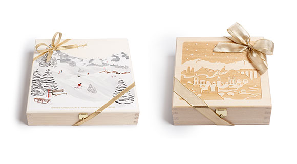 Coffret en bois avec votre logo d’entreprise