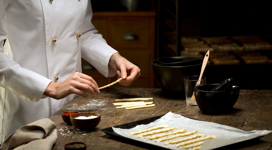 Chaque flûte torsadée à la main