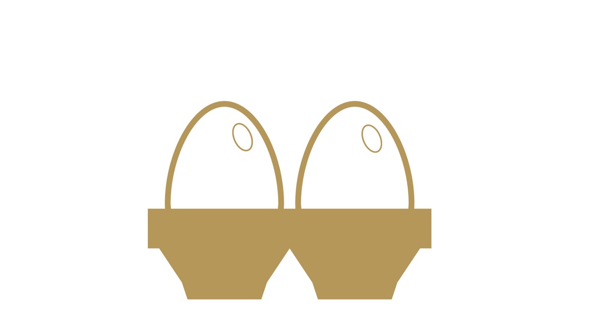 Swiss free-range eggs for natural lightness