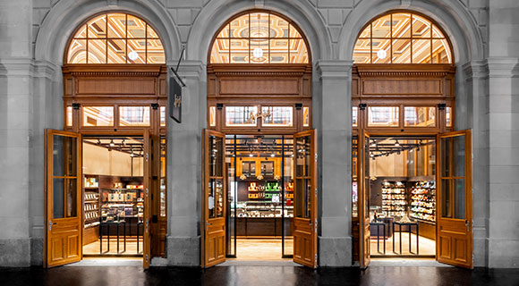 Sprüngli store, Main station Zürich, ground floor