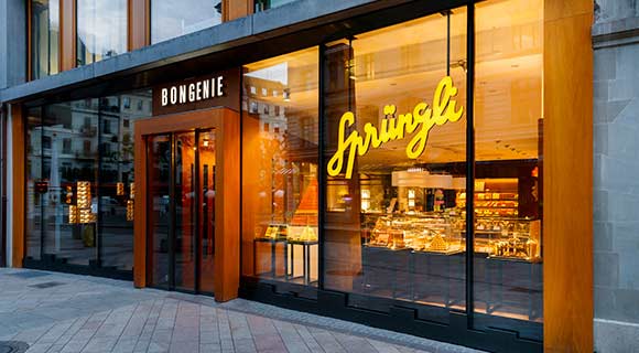 Sprüngli magasin, Bongénie Grieder, Genève